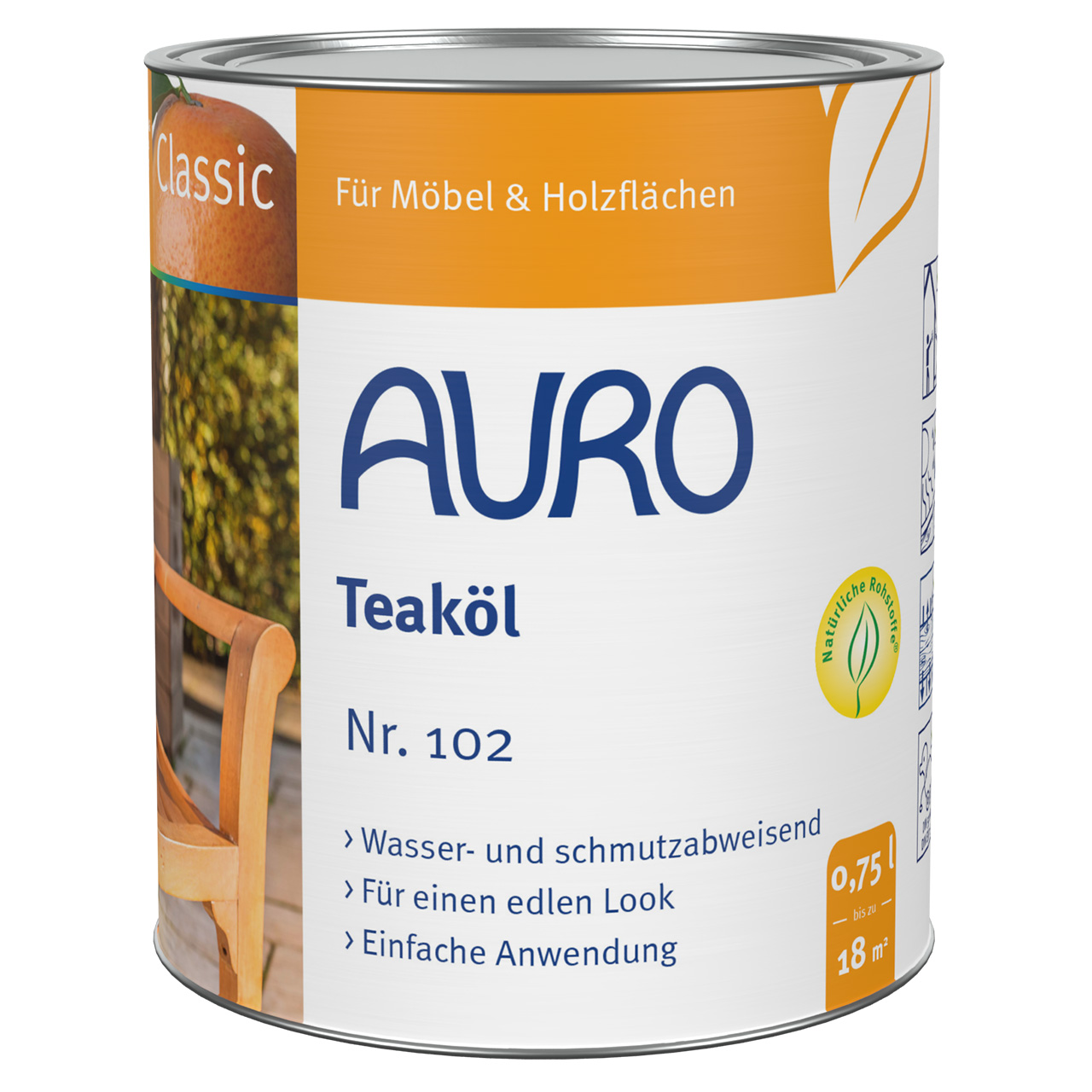 Lasurbürste oval, helle Chinaborste mit Polyester