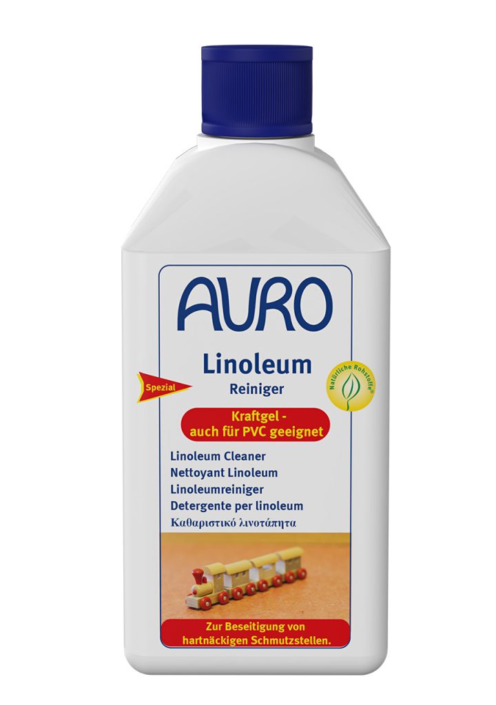 AURO Linoleum-Reiniger Nr. 656, 0,5 Liter Blechflasche, Kraftgel für Linoleum- und PVC-Böden, reinigt gründlich und schont die Oberfläche.